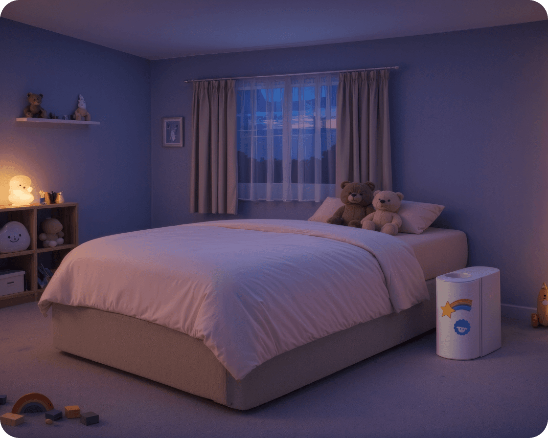 Lunio smarte Kindermatratze - Nacht